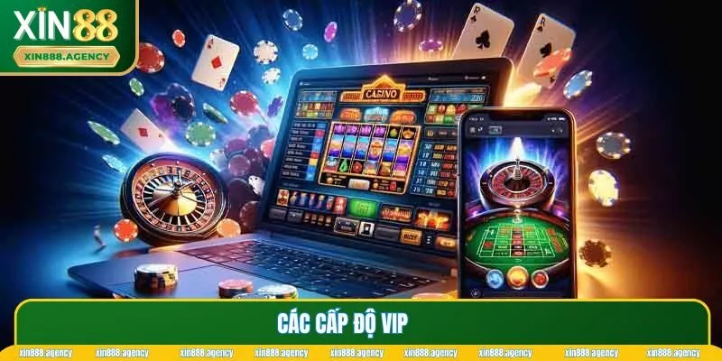 Các cấp độ tài khoản cho thành viên VIP tại XIN88